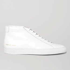 Common Projects White Original Achilles Mid Sneakers Size 39